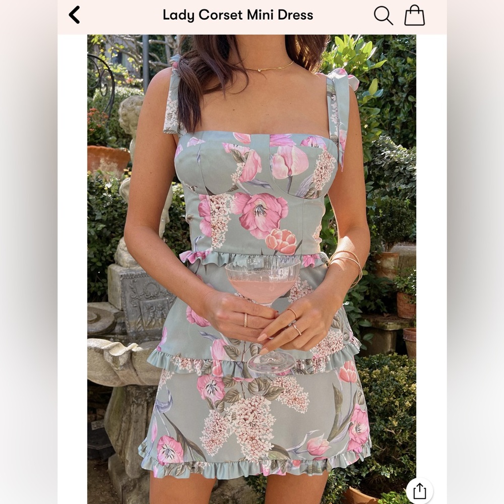 SHOW ME YOUR MUMU - lady corset mini dress , new with tags